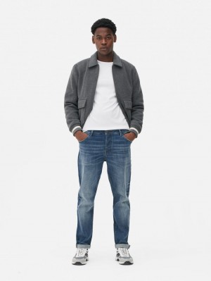 Primark The Stronghold Rechtdoor Leg Jeans Heren Blauw | Nederland 76853-FTLG