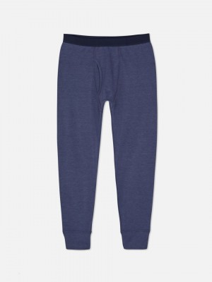 Primark Thermal Long Johns Ondergoed Heren Donkerblauw | Nederland 95420-QHID