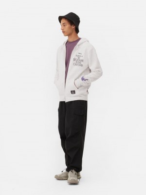 Primark Tim Burton's The Nightmare Before Christmas Zip Hoodie Heren Grijs | Nederland 95702-SJZO