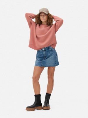 Primark Tonal Slogan Print Sweatshirt Dames Roze | Nederland 39621-HBVS