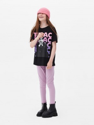Primark Tupac Ombré Print T-shirts Meisjes Zwart | Nederland 59248-IKFZ