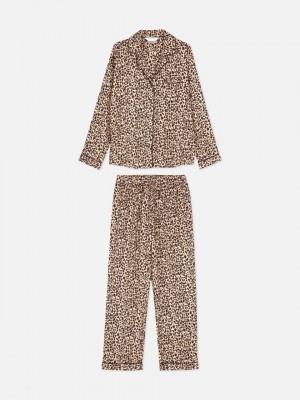 Primark Twill Pyjama Dames Beige | Nederland 20173-GXPK