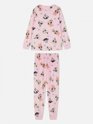 Primark Warner Bros. All-Over Print Pajama Set Pyjama Dames Roze | Nederland 54791-MCVT