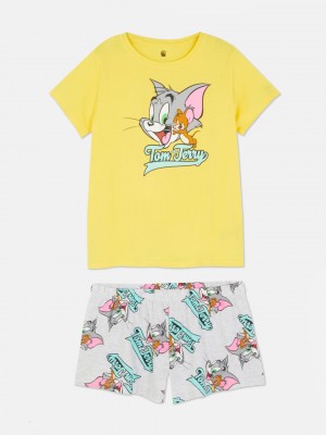 Primark Warner Bros. Character Set Pyjama Dames Geel | Nederland 18029-ZAGC