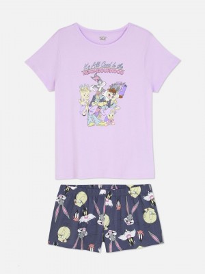 Primark Warner Bros. Character Set Pyjama Dames Paars | Nederland 72943-YUQO