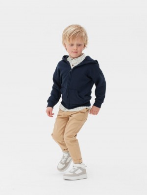 Primark Zip-Through Hoodie Jongens Donkerblauw | Nederland 64928-HDNL