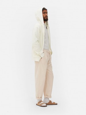 Primark Zip Hoodie Heren Wit | Nederland 76384-UXHC