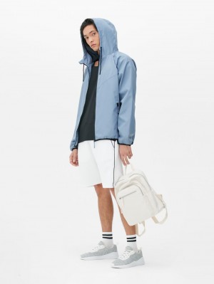 Primark Zip Met Capuchon Jas Heren Blauw | Nederland 37406-JYUO