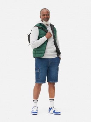 Primark Zip Puffer Vest Heren Groen | Nederland 92471-GYOQ