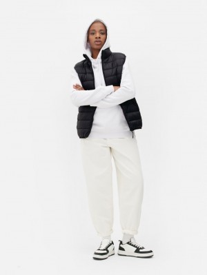 Primark Zip Puffer Vest Heren Zwart | Nederland 09351-CTMV