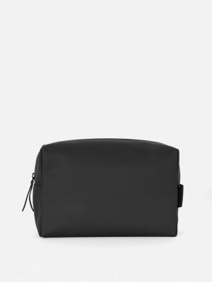 Primark Zipped Toilettas Heren Zwart | Nederland 62840-PBCH