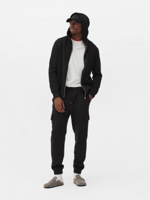 Primark Zip-up Essential Hoodie Heren Zwart | Nederland 29358-PFBU