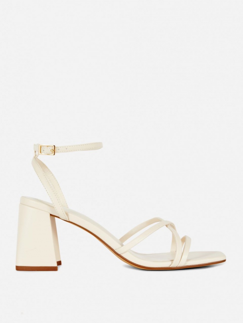 Primark Sandalen Nederland Cross Riemen Block Heel Dames Wit Primark Nederland