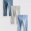 0-18 maanden | 3-pack legging voor pasgeborenen