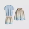 1,5-7 jaar | 3-delige sportieve set met T-shirt, Shorts en hoodie