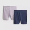 1,5-8 jaar | 2-pack geribde fietsshorts