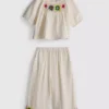 1,5-8 jaar | gehaakte blouse- en broeken-set