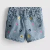 1,5-9 jaar | denimshort met paperbag-pasvorm