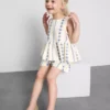 1,5-9 jaar | set met geborduurde blouse en Shorts