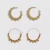 2-pack Paula Echevarría boho-oorringen