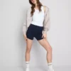 2-pack yogashorts met hoge taille