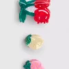 3-pack fruit-haarklemmen