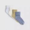 4-pack geribde babysokken
