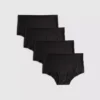 4-pack korte slipjes van microvezel