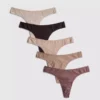 5-pack neutrale katoenen strings