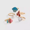 5-pack ringen met zeethema