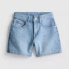 7-15 jaar | denimshort met strik van strass