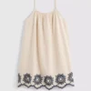 7-15 jaar | geborduurde cami-smockjurk
