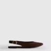Ballerina’s met slingback-platte schoenen