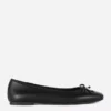 Ballerina's met strik als platte schoenen