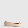 Ballerina's platte schoenen van kunstleer