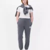 Bedrukte joggingbroek met omgeslagen boorden
