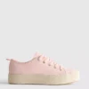 Canvas jute platte sneakers