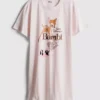 Disney's Bambi-nachthemd met grafische print