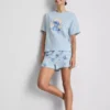 Disney's Stitch katoenen pyjama met korte broek en print