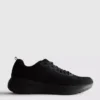 Gebreide sneakers met veters
