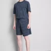 Gestreepte shorts voor pyjama's