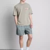 Gewassen T-shirt met Japanse print