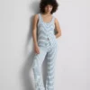 Heerlijk om in te luieren: geribde gestreepte pyjama-cami