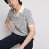 Het Edit jacquard poloshirt
