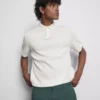 Het geribde poloshirt van The Edit