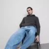 Hoodie van katoenmix