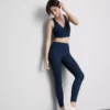 Hooggetailleerde, soepele sportlegging met ondersteuning