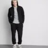 Joggingbroek met elastische tailleband en omgeslagen pijpen