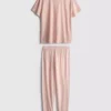 Katoenen pyjama's met korte mouwen en print