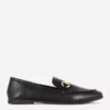 Loafers van kunstleer met gesp